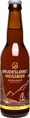 Brudesløret Weissbier 0,33l Geiranger Bryggeri