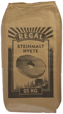 Steinmalt Hvetemel 25kg Sekk Regal