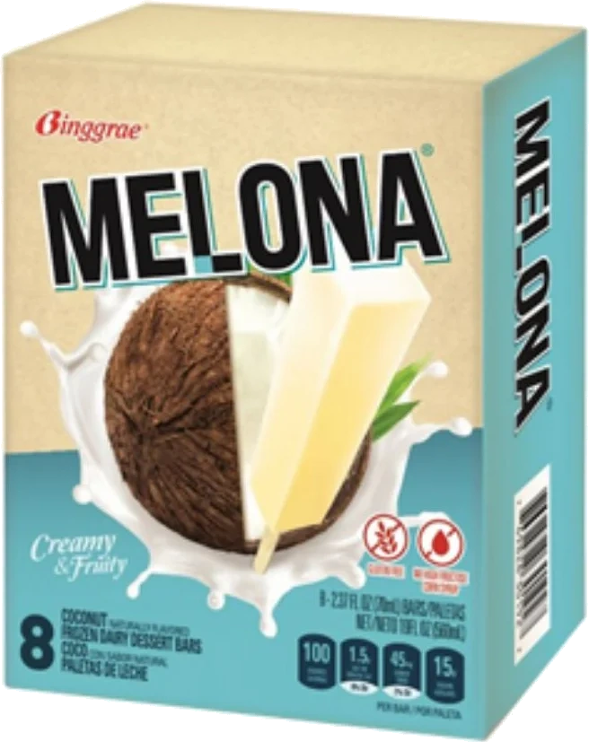 Binggrae Melona Coconut 8-pack 560g