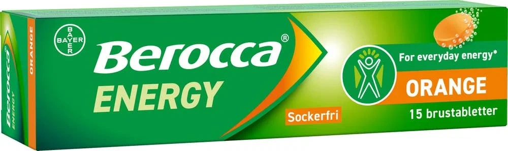 Brustabletter Energy Orange
