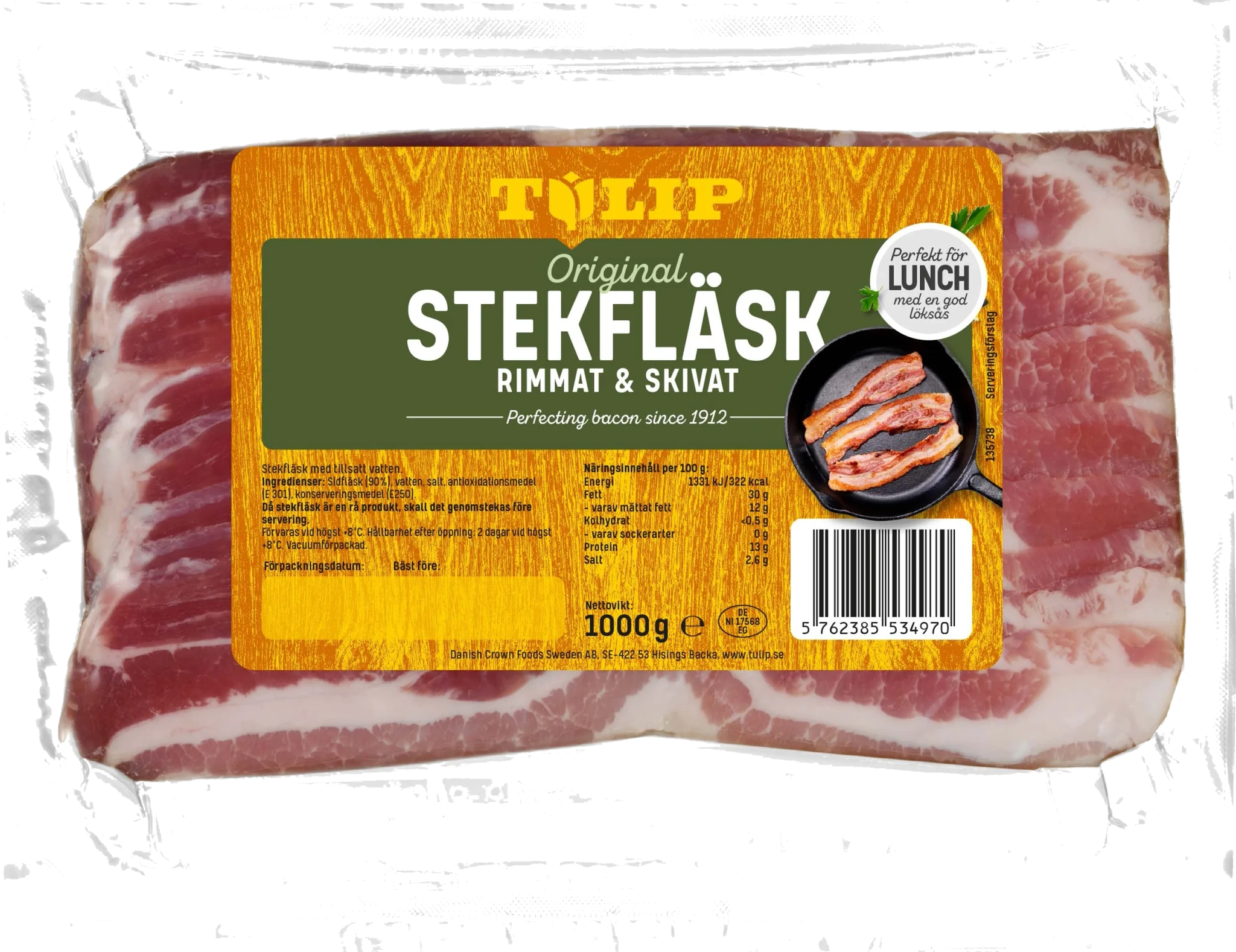 Stekfläsk Skivat