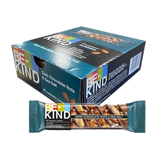 Dark Chocolate Nuts & Seasalt (Kartong 12 Barer)