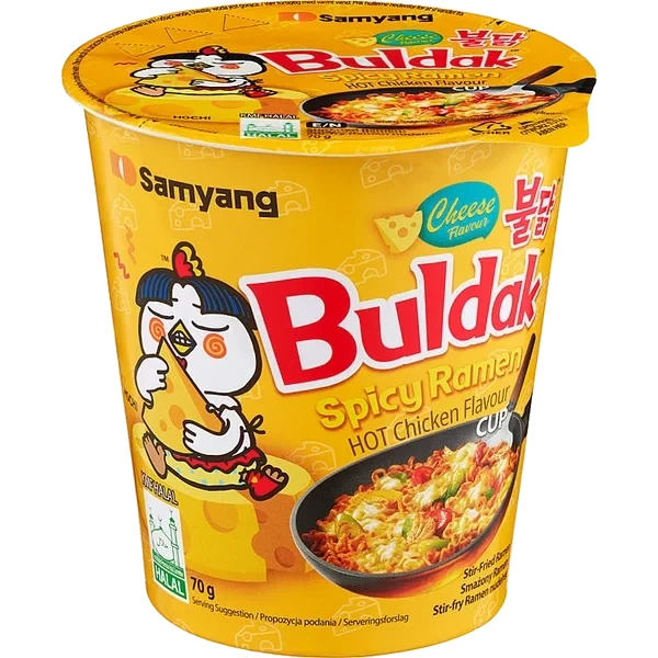 Ramen Nudler Cup Cheese 70g Buldak