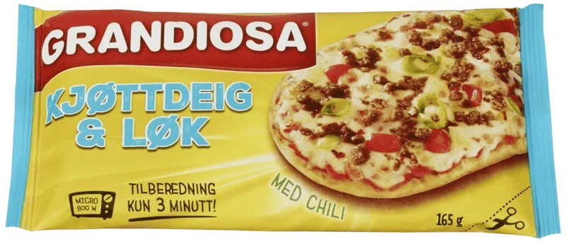 Grandiosa Pizzaslice Kjøttdeig og Løk 165g