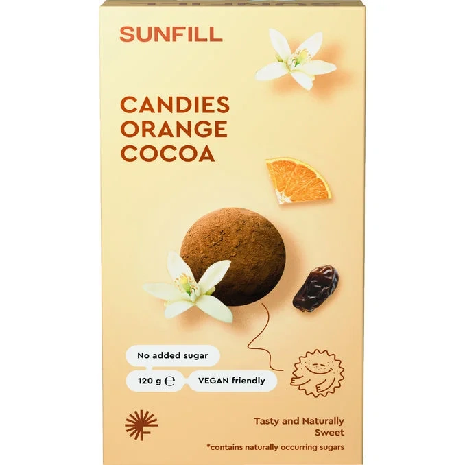 Godisbollar Orange & Cocoa