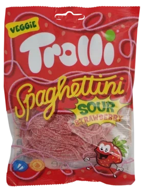 Spaghettini Strawberry Sour 100g