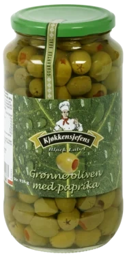 Oliven Grønn M/paprika Kjøkkensjefens