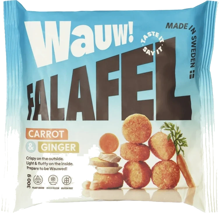 Falafel Carrot&Ginger 300g Wauw!