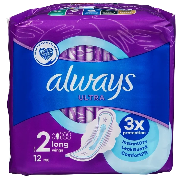 Always Ultra Nr 2 Long+ 12stk