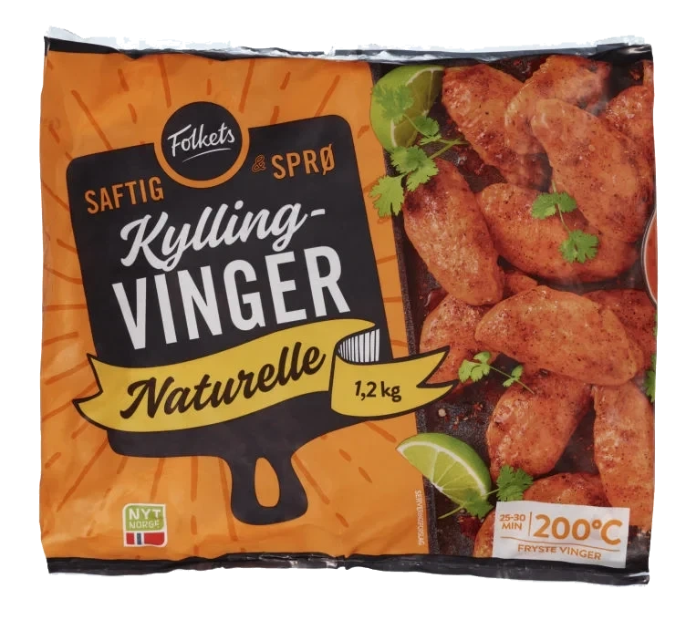 Kyllingvinger Frys 1,2kg Folkets
