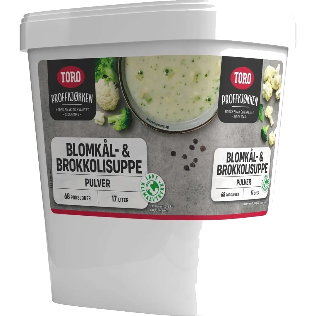 Toro Blomkål og Brokkolisuppe 17l