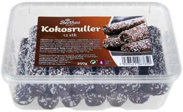 Kokosruller 12stk Berthas