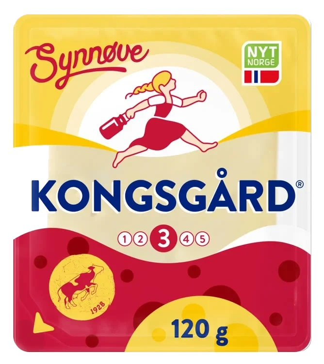 Kongsgård skivet 120g Synnøve