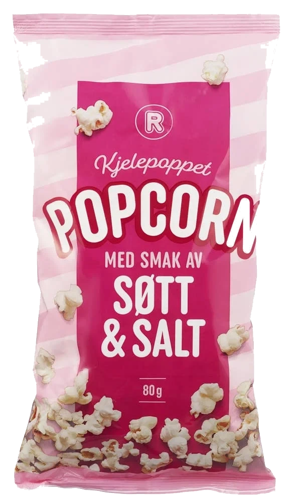 Popcorn søtt & salt