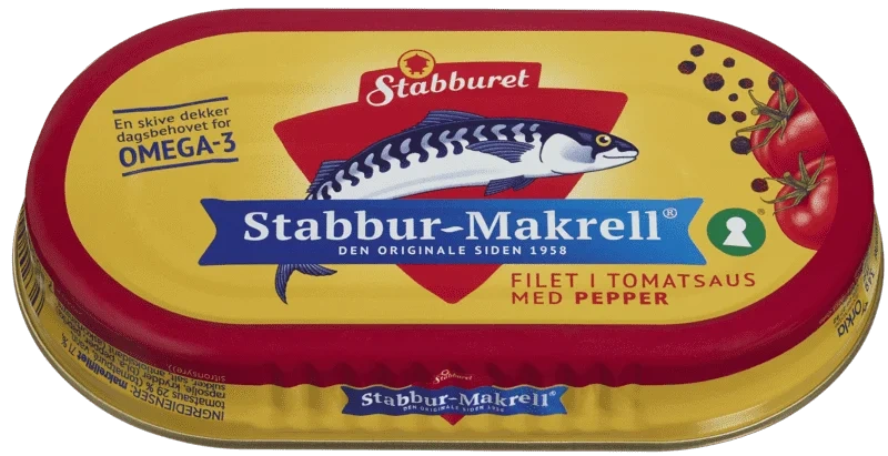 Stabbur-makrell Tomat&Pepper 170g