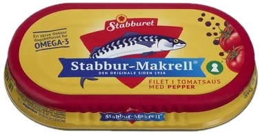 Stabbur-makrell Tomat&Pepper 170g