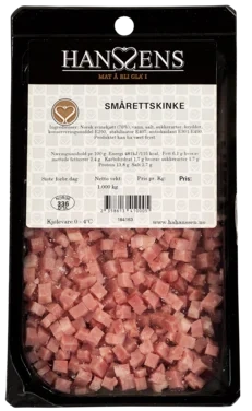 Smårettskinke Ternet Pk Hanssens