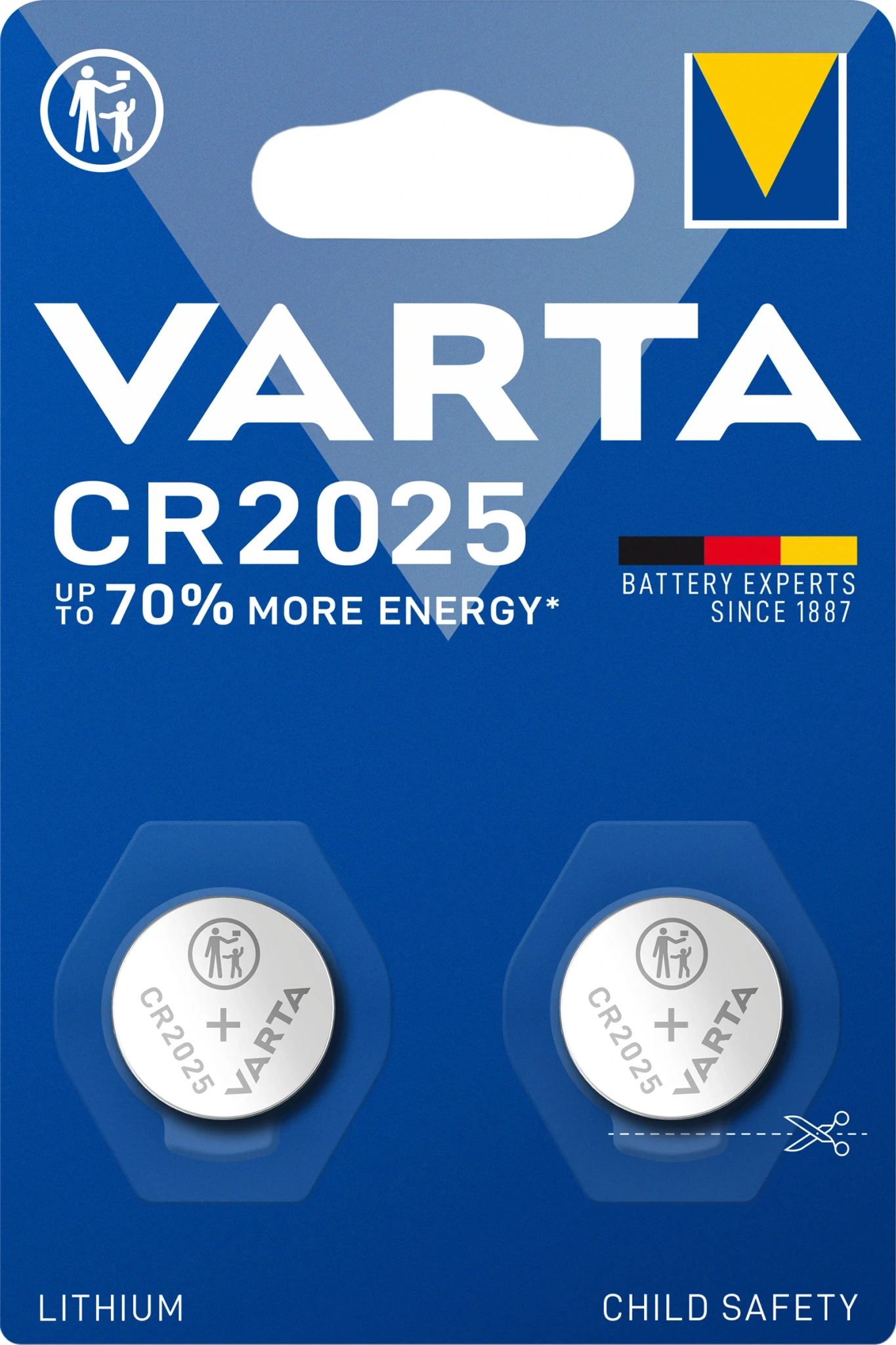 Batteri Lithium CR2025 2-pack
