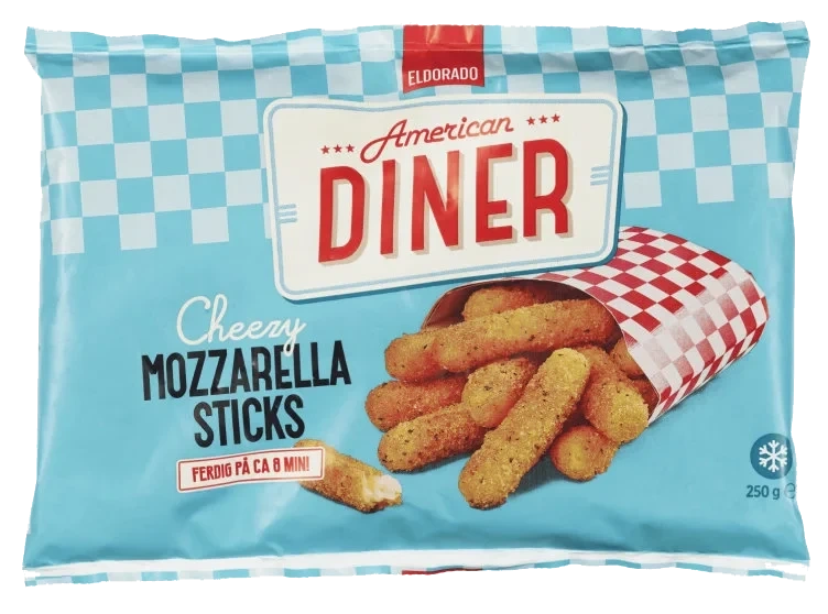 Mozzarella Sticks American Diner 250g Eldorado