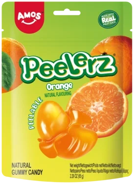 Peelerz Gummy Orange 65g Amos