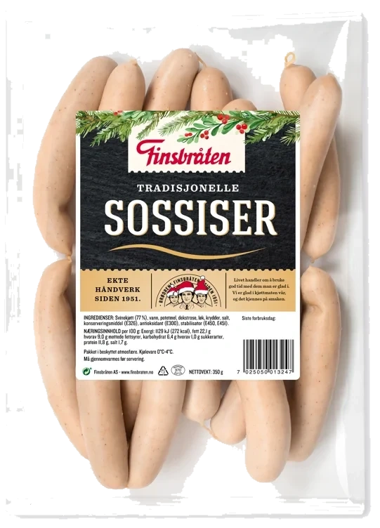 Sossisser 400g Finsbråten
