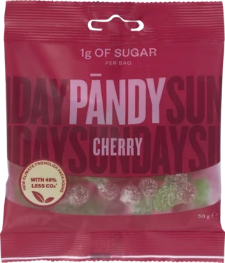 Pändy Candy Cherry uten Tilsatt Sukker