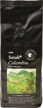 Smak*kaffe Colombia Hele Bønner 450g