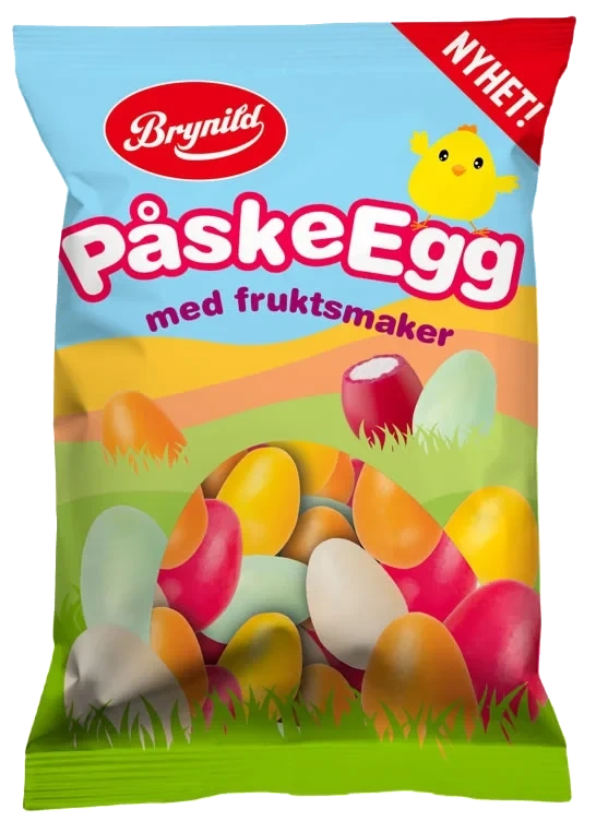 Påskeegg m/Fruktsmak 130g Brynild
