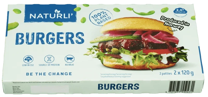 Naturli' Burgers 2x120g