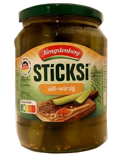 Syltede Agurker Søte Hengstenberg 670g