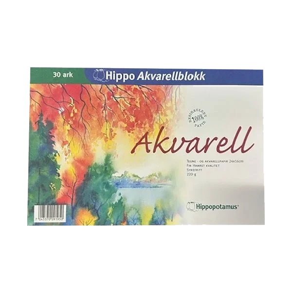 Akvarellblokk