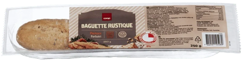 Coop Steinovnsbakt Grov Baguette 250g