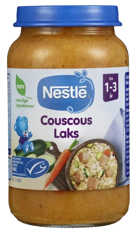 Couscous Laks 1-3år 220g