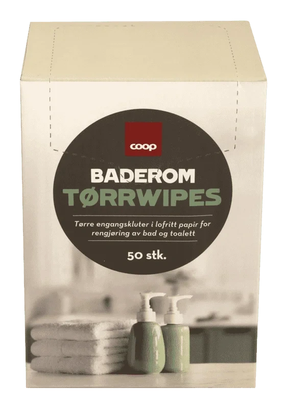 Coop Tørrwipes Baderom 50stk