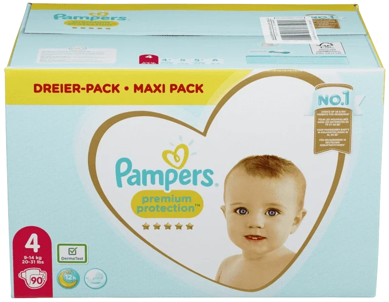 Pampers Premiumprotection S4 9-14kg 90stk