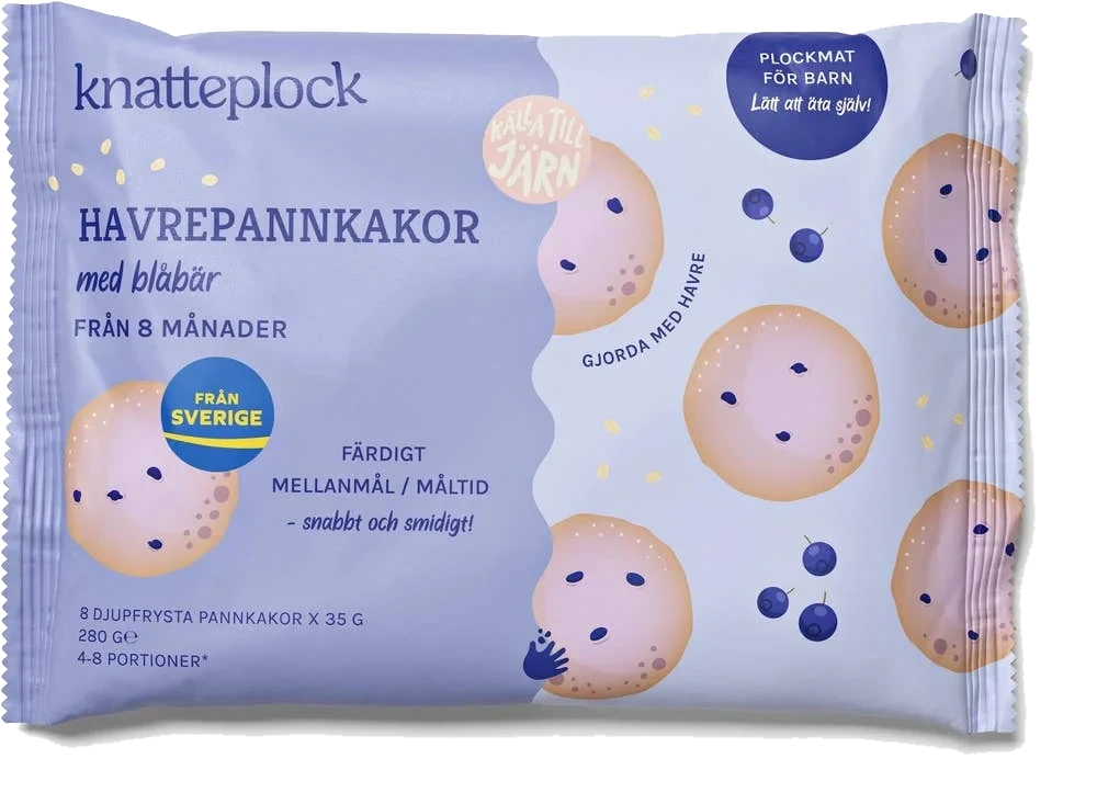 Havrepannkakor Blåbär Fryst