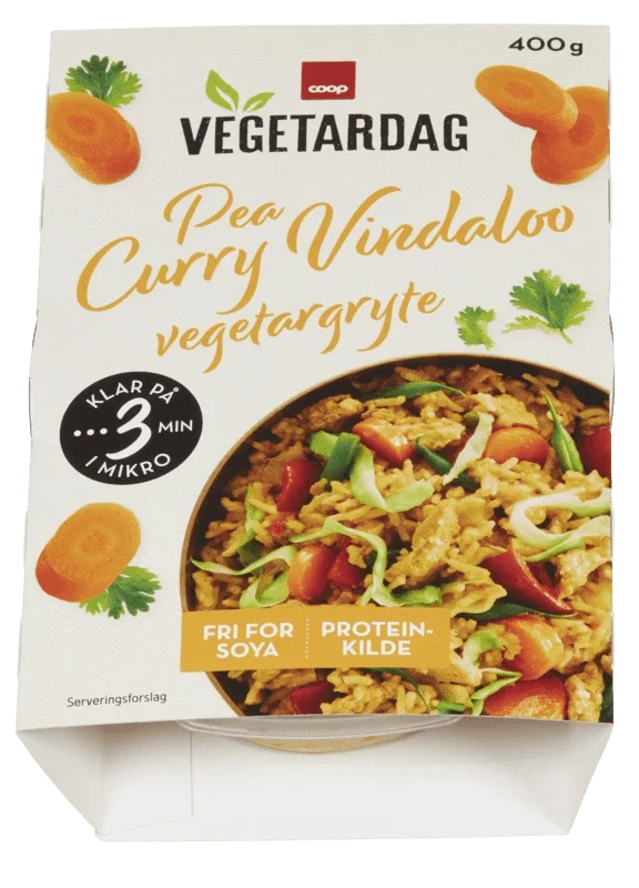 Coop Vegetardag Pea Curry Vindaloo 400g