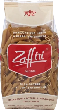 Zaffiri Penne Rigate Wholewheat 500g