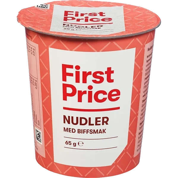 Nudler i Kopp Biffsmak 65g First Price