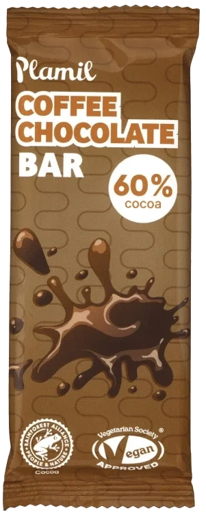 Sjokoladebar Kaffe 60% 40g Plamil