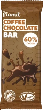 Sjokoladebar Kaffe 60% 40g Plamil