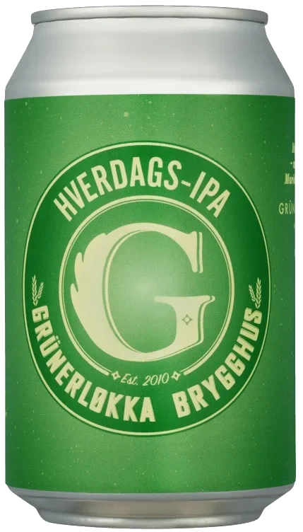 ¤Grünerløkka Brygghus Hverdags Ipa 0.33l