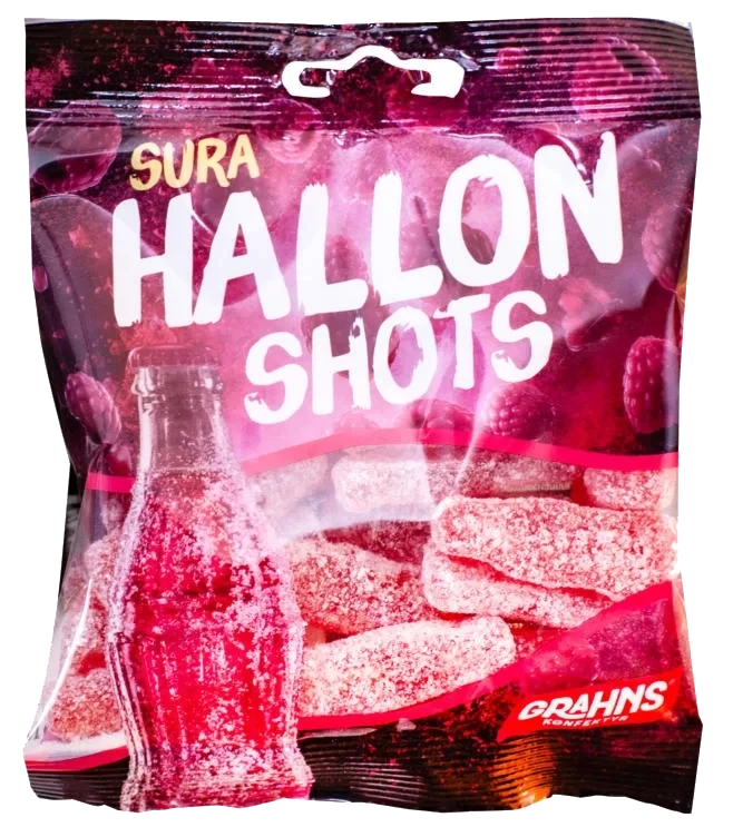 Hallon Shots Sure 80g Grahns