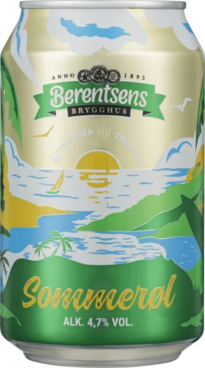 Sommerøl 0,33l boks Berentsens