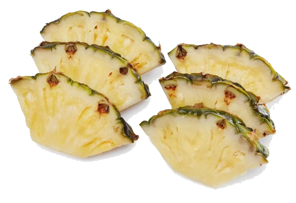 Fersk Ananas i skiver