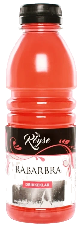 Rabarbra Drikkeklar 0.5l Fl Røyse