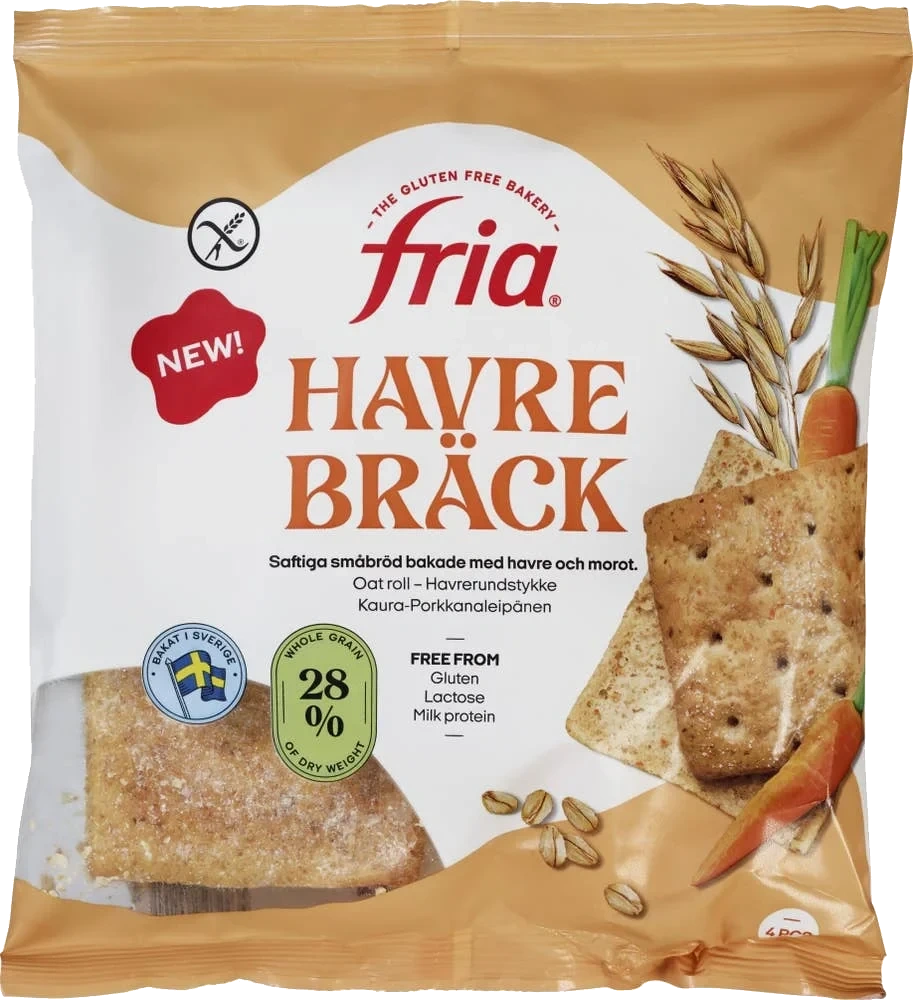 Glutenfri havrebräck rundstykker