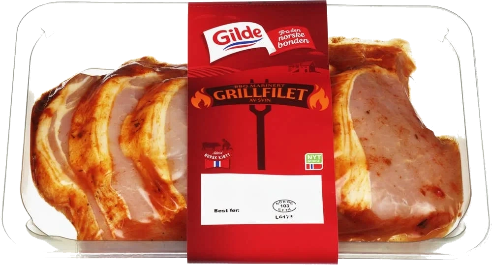 Grillfilet BBQ marinert av svin