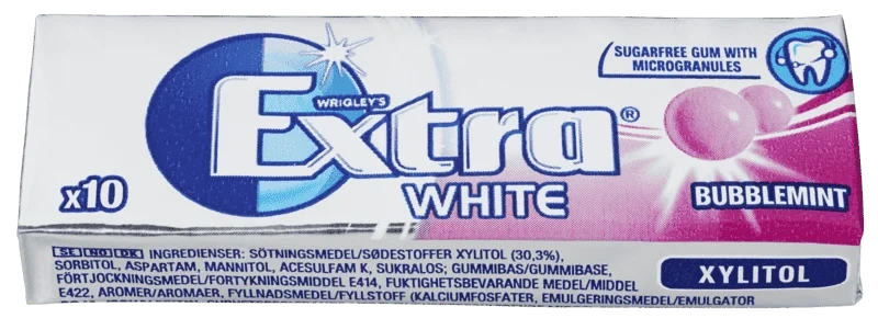 Extra White Bubblemint Pakke