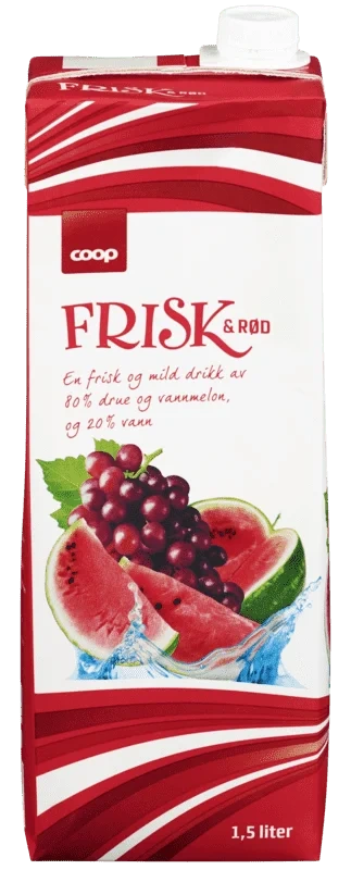 Coop Frisk og Rød 1,5l